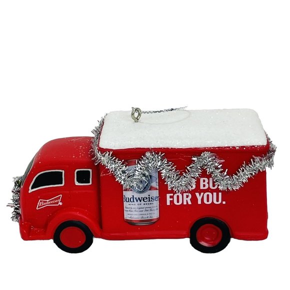 Budweiser Delivery Truck Kurt S. Adler Christmas Holiday Tree Ornament Gift - Picture 5 of 14